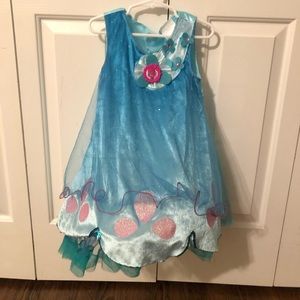 Poppy Kids Halloween Costume, Size 4-6X w/ Wig